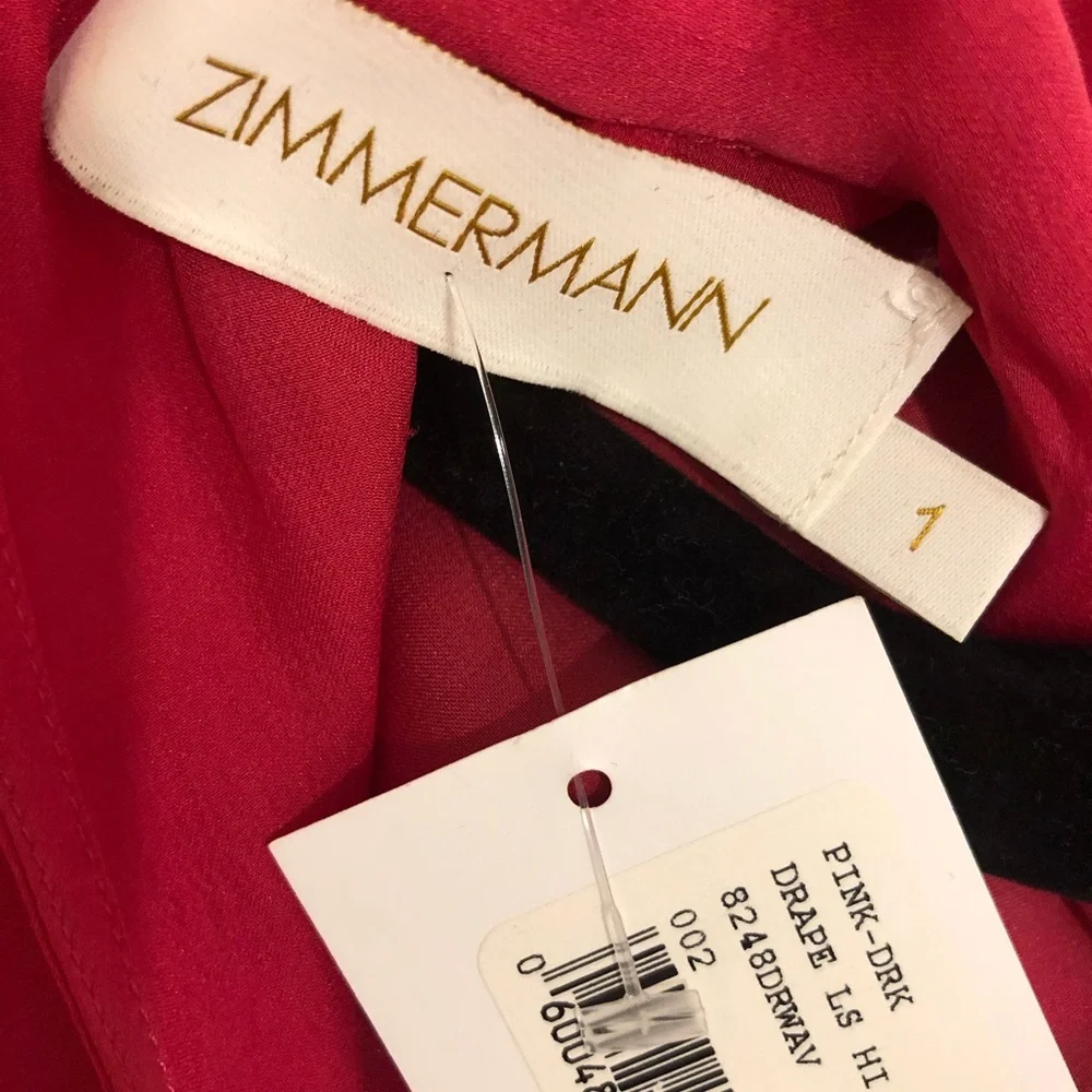 Zimmermann drape dress, size 1 worn x1 - Picture 5 of 11